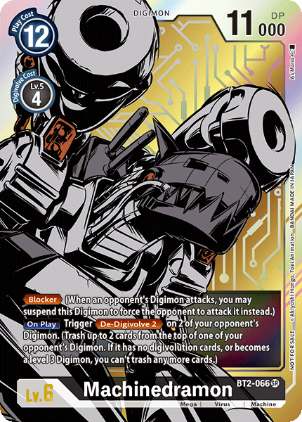 Special Booster - BT2-066 : Machinedramon (Alternate Art) (6912233406630)