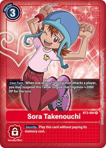 Special Booster - BT2-084 : Sora Takenouchi (Box topper) (6912376733862)