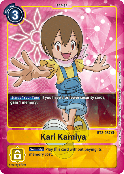 Special Booster - BT2-087 : Kari Kamiya (Box topper) (6912382173350)