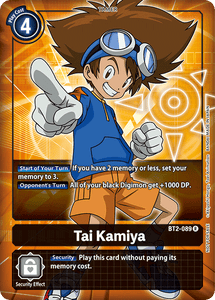 Special Booster - BT2-089 : Tai Kamiya (Box topper) (6912384925862)