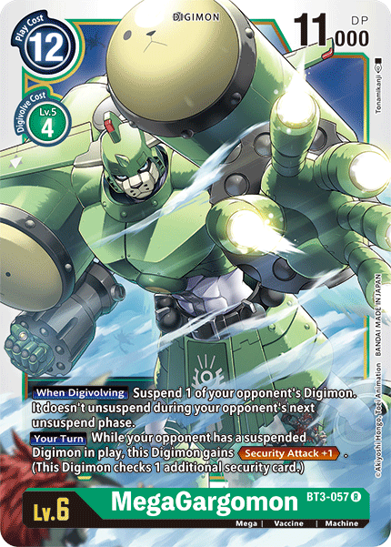 Digimon - Special Booster - BT3-057 : MegaGargomon (Rare) (7826948849911)