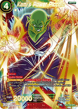 Colossal Warfare - BT4-049 : Kami's Power Piccolo (Special Rare) (7760154263799)