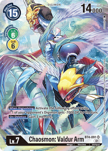 Digimon - Great Legend - BT4-091 : Chaosmon: Valdur Arm (Alternate Art) (7827461636343)