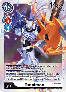 Digimon - Battle Of Omni - BT5-086 : Omnimon (Super Rare) (7828558741751)