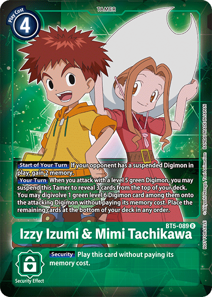 Battle Of Omni - BT5-089 : Izzy Izuni & Mimi Tachikawa (Alternate Art) (7140425826470)