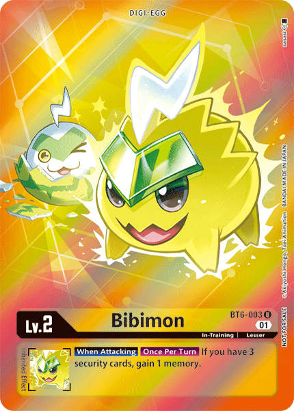 Double Diamond - BT6-003 : Bibimon (Alternate Art) (7140206411942)