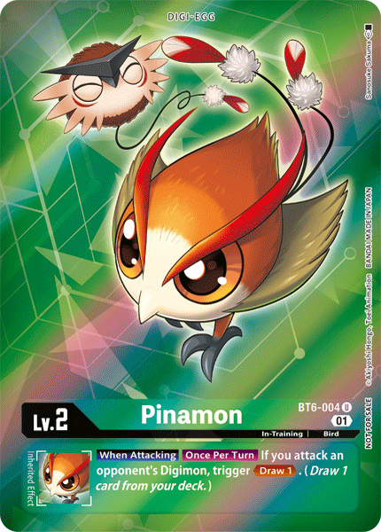Double Diamond - BT6-004 : Pinamon (Alternate Art) (7140207001766)
