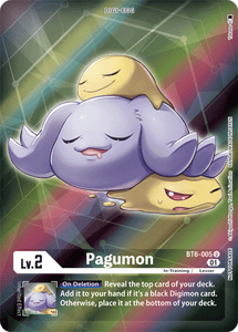 Digimon - Double Diamond - BT6-005 : Pagumon (Alternate Art) (7828325204215)