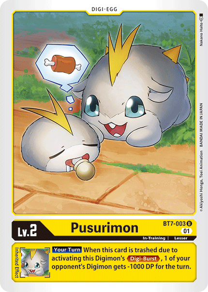 Next Adventure - BT7-003 : Pusurimon (Non Foil) (7546787299575)