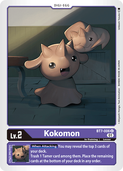 Next Adventure - BT7-006 : Kokomon (Non Foil) (7546787725559)