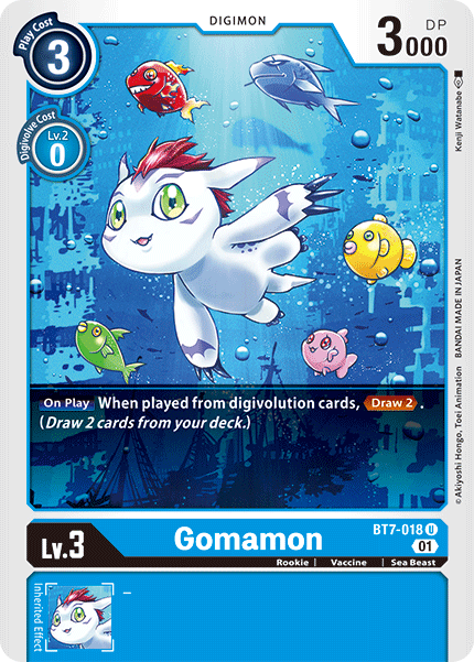 Next Adventure - BT7-018 : Gomamon (Non Foil) (7546800275703)