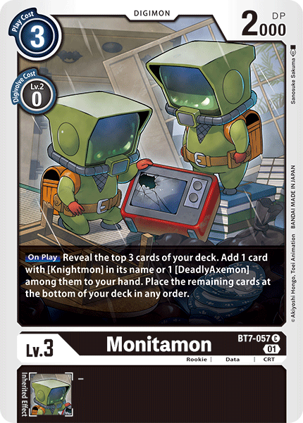 Next Adventure - BT7-057 : Monitamon (Non Foil) (7546793263351)