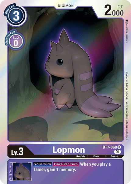Next Adventure - BT7-068 : Lopmon (Foil) (7546777207031)