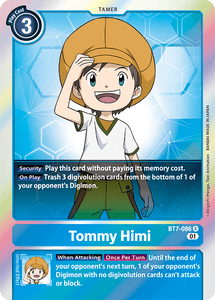 Next Adventure - BT7-086 : Tommy Himi (Tamer Rare) (7546780877047)