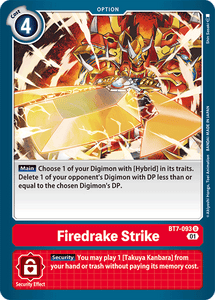 Next Adventure - BT7-093 : Firedrake Strike (Non Foil) (7546805911799)