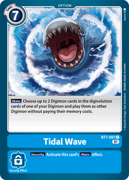 Next Adventure - BT7-097 : Tidal Wave (Non Foil) (7546798604535)