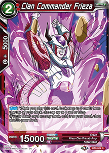 Universal Onslaught - BT9-004 : Clan Commander Frieza (Foil) (7140464230566)