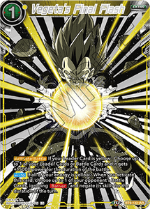 Universal Onslaught - BT9-133 IAR : Vegeta's Final Flash (Foil) (7141460770982)