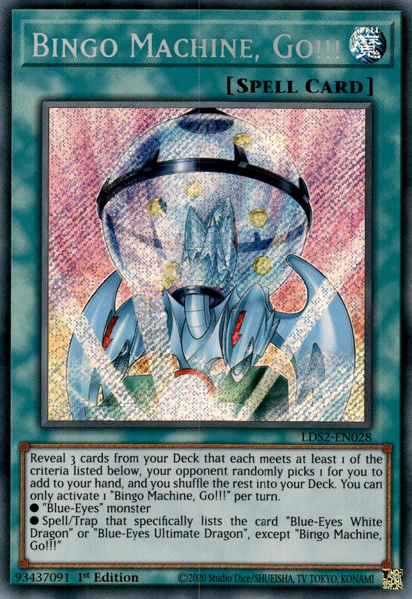 Legendary Duelist, Season 2 - LDS2-EN028 : Bingo Machine, Go!!! (Secret Rare) (7512262803703)