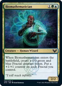 Strixhaven: School Of Mages - 164/275 : Biomathematician (Foil) (6847031476390)