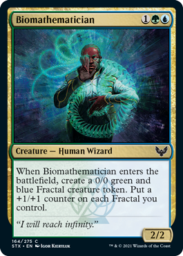 Strixhaven: School Of Mages - 164/275 : Biomathematician (Foil) (6847031476390)