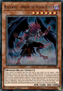 Legendary Duelist, Season 2 - LDS2-EN040 : Blackwing - Simoon the Poison Wind" (Gold) (Ultra Rare) (7511624646903)