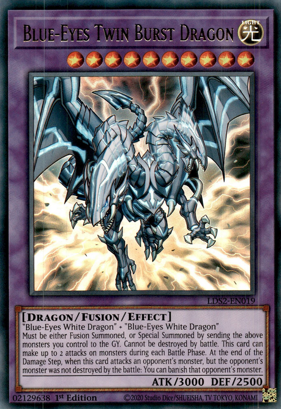 Copy of Legendary Duelist, Season 2 - LDS2-EN018 : Blue-Eyes Ultimate Dragon (Purple) (Ultra Rare) (7511610392823)