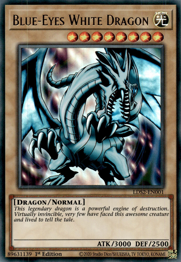 Legendary Duelist, Season 2 - LDS2-EN001 : Blue-Eyes White Dragon (Green) (Ultra Rare) (7511581032695) (7511581753591)