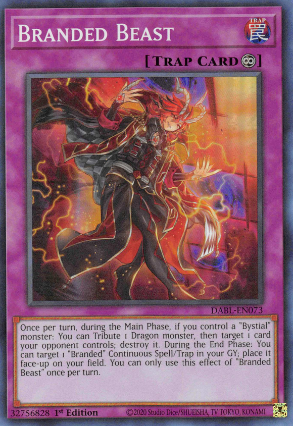 Darkwing Blast - DABL-EN073 : Branded Beast (Super Rare) - 1st Edition (7819974312183)