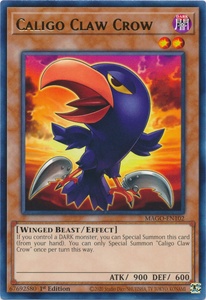 Maximum Gold - MAGO-EN102 : Caligo Claw Crow (Rare) - 1st Edition (7898334560503)