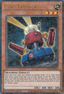 Hidden Arsenal: Chapter 1 - HAC1-EN016 : Card Trooper (Duel Terminal Ultra Parallel Rare) - 1st Edition (7556614783223)