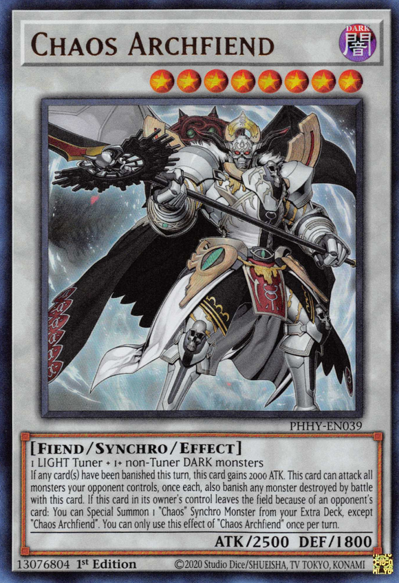 Photon Hypernova - PHHY-EN039 : Chaos Archfiend (Ultra Rare) - 1st Edition (7889682366711)