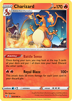 SWORD AND SHIELD, Vivid Voltage - 025/185 : Charizard (Reverse Holo) (5920917061798)