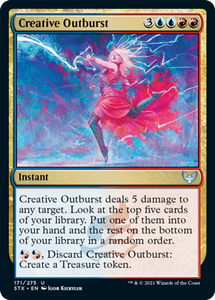 Strixhaven: School Of Mages - 171/275 : Creative Outburst (Foil) (6847032328358)