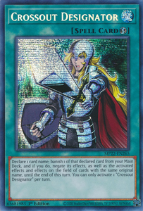 Tin of the Pharaoh's Gods - MP22-EN265 : Crossout Designator (Prismatic Secret Rare) - 1st Edition (7770751697143)