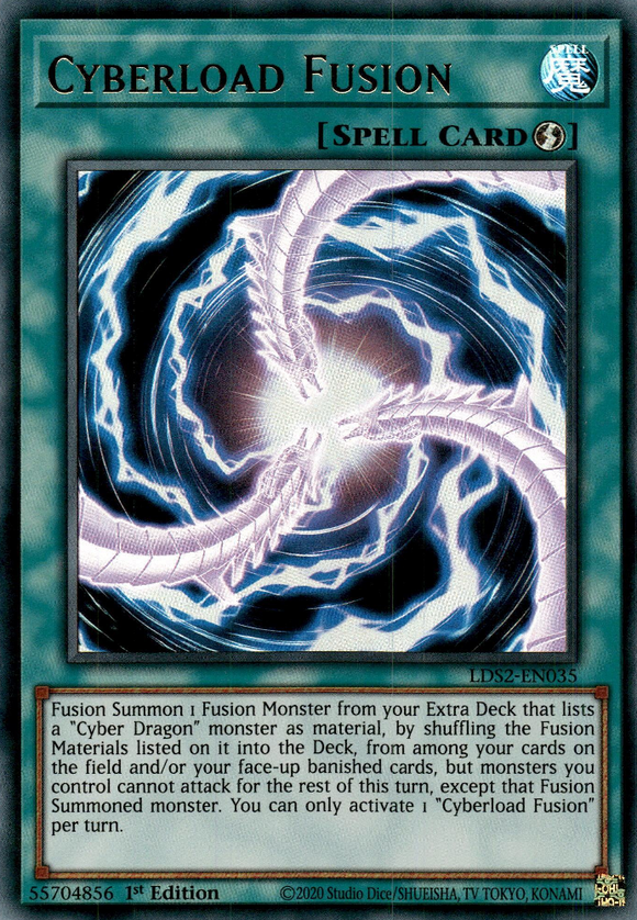 Legendary Duelist, Season 2 - LDS2-EN035 : Cyberload Fusion (Gold) (Ultra Rare) (7511623762167)