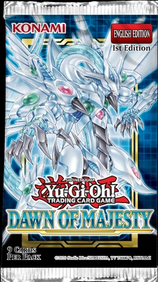 Yu-Gi-Oh! - Booster Pack (7 cards) - Dawn Of Majesty (1st edition) (6953321693350)