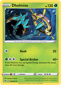 SWORD AND SHIELD, Vivid Voltage - 019/185 : Dhelmise (Reverse Holo) (5920908902566)