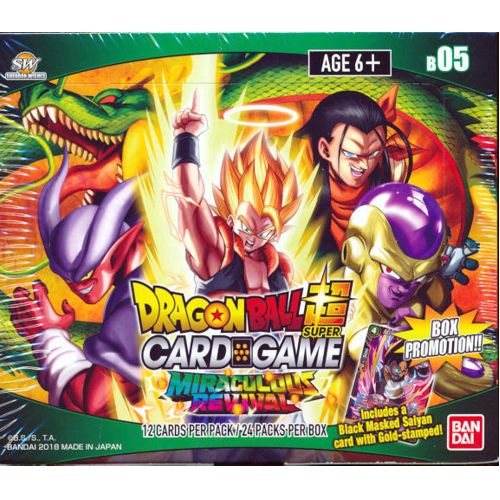Dragon Ball Super Card Game - B05 Miraculous Revival - Booster Box - (24 Packs) (6029931643046)