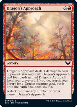 Strixhaven: School Of Mages - 097/275 : Dragon's Approach (Foil) (6847022923942)