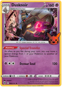 SWORD AND SHIELD, Trick or Trade - 062/198 : Dusknoir (Holo) (7864580014327)