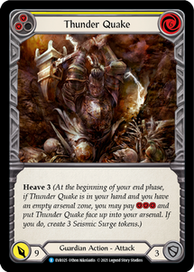 Everfest (1st Edition) - EVR025 : Thunder Quake (Yellow) (Rainbow Foil)