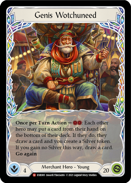 Everfest (1st Edition) - EVR085 : Genis Wotchuneed (Non Foil) (7517627318519)