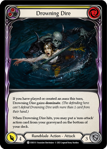 Everfest (1st Edition) - EVR111 : Drowning Dire (Yellow) (Non Foil) (7519661228279)