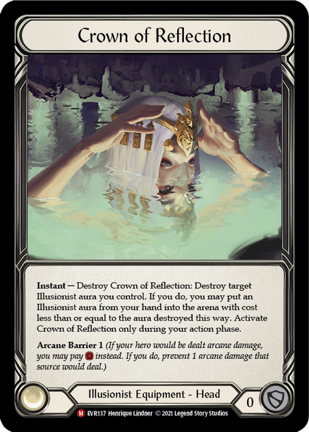 Everfest (1st Edition) - EVR0137 : Crown of Reflection (Non Foil) (7517471146231) (7517472588023)