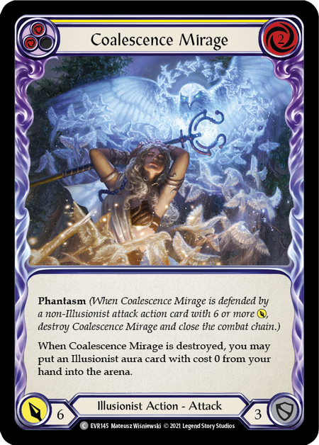 Everfest (1st Edition) - EVR145 : Coalescence Mirage (Yellow) (Rainbow Foil)