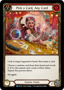 Everfest (1st Edition) - EVR167 : Pick a Card, Any Card (Red) (Rainbow Foil) (7519992479991)