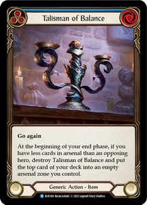 Everfest (1st Edition) - EVR188 : Talisman of Balance (Blue) (Non Foil) (7519949455607)