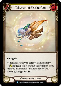 Everfest (1st Edition) - EVR0190 : Talisman of Featherfoot (Cold Foil) (7517480059127)