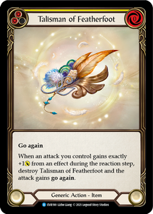 Everfest (1st Edition) - EVR190 : Talisman of Featherfoot (Yellow) (Non Foil)